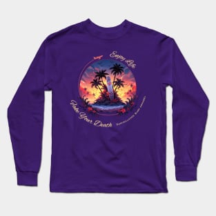 Fake Your Death Surfboard Long Sleeve T-Shirt